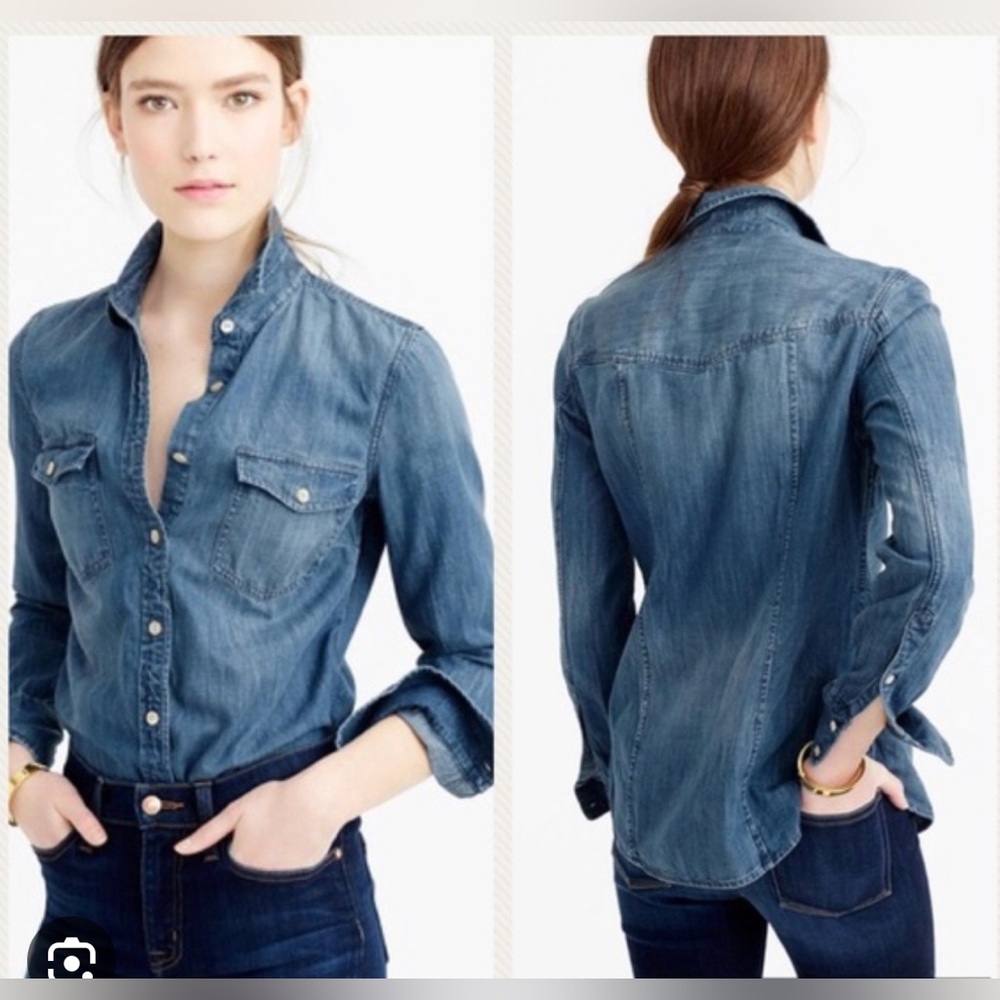 Classic J Crew denim shirt